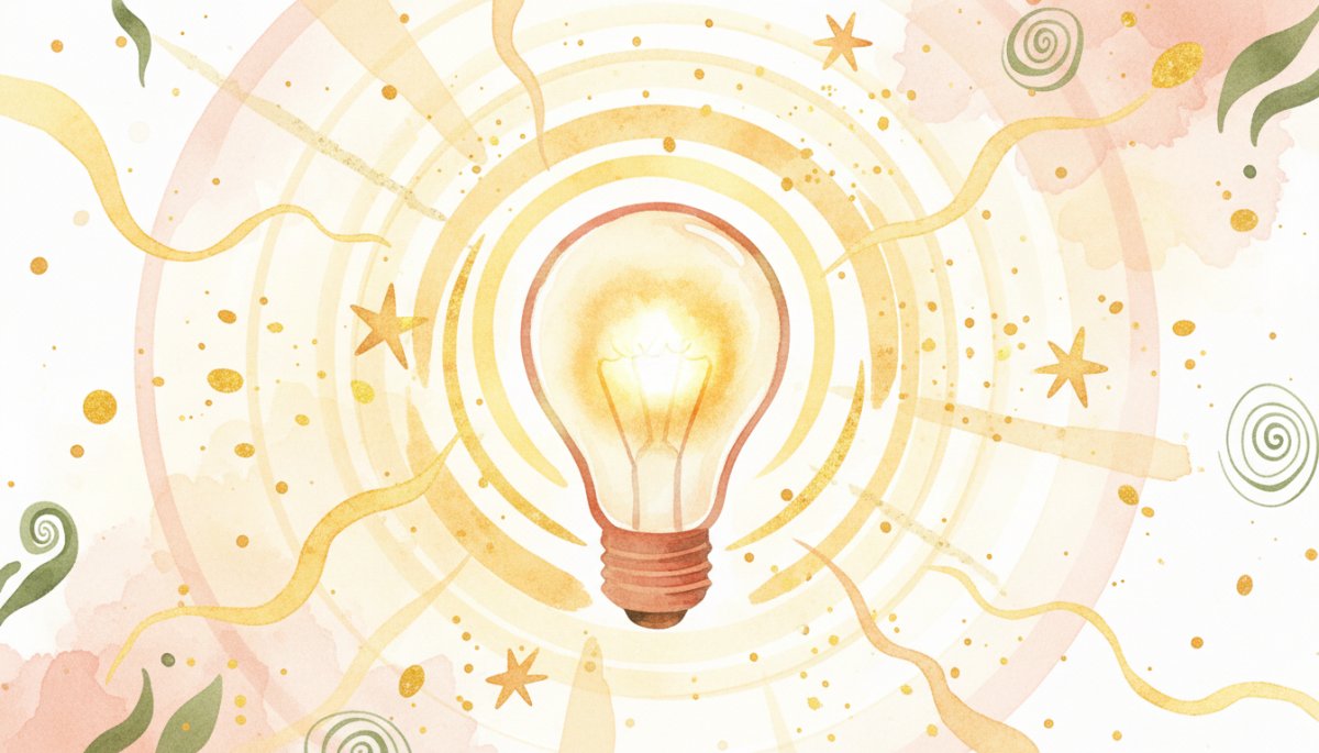 気づきとひらめきのイメージ