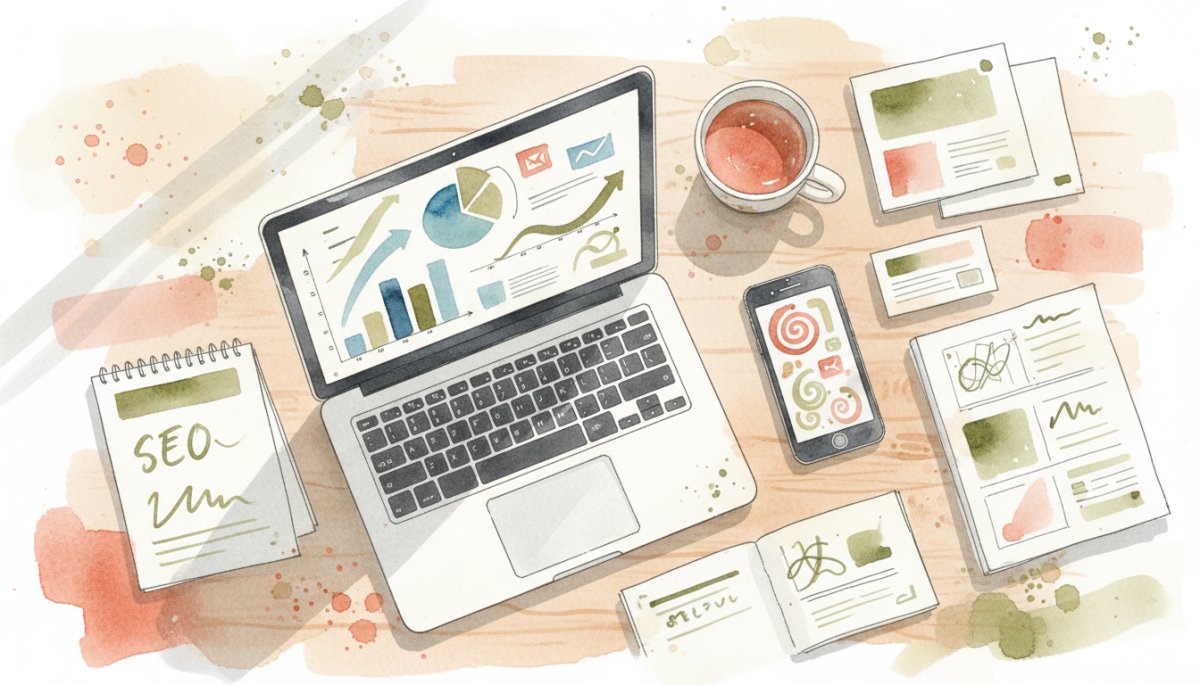 Webマーケティングを学ぶイメージ