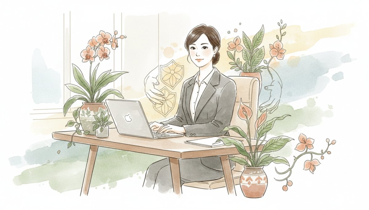 アフターサポートで活躍する女性のイメージ