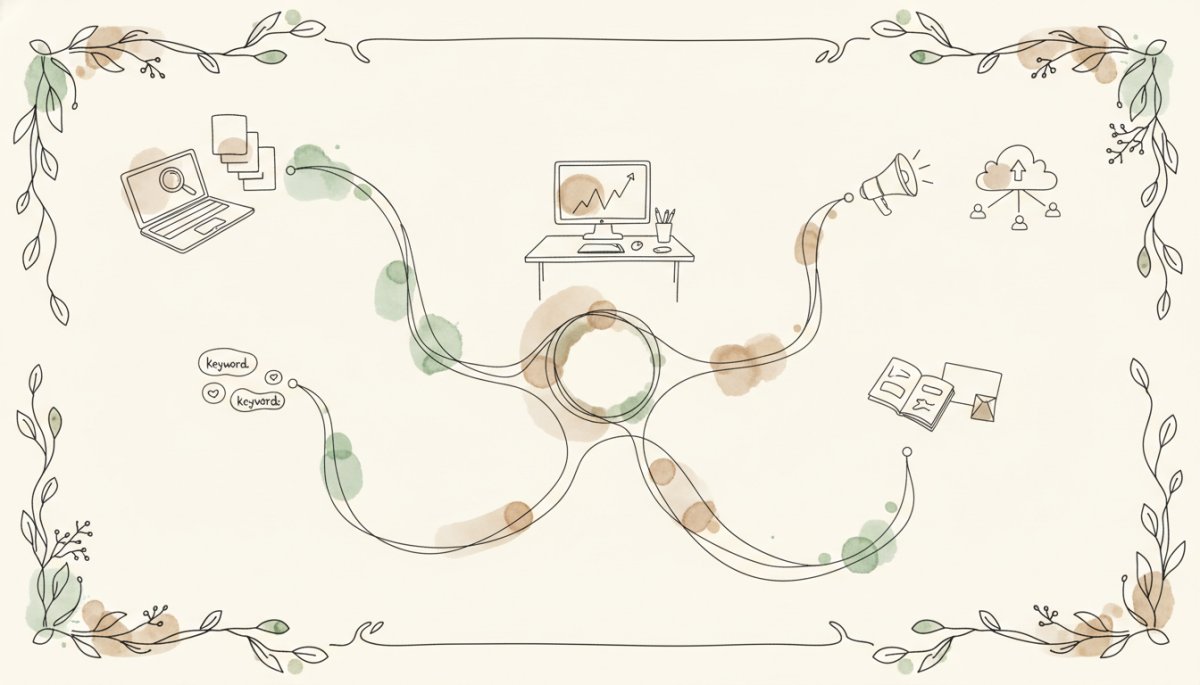 SEOスキルで実現する多様な働き方のイメージ