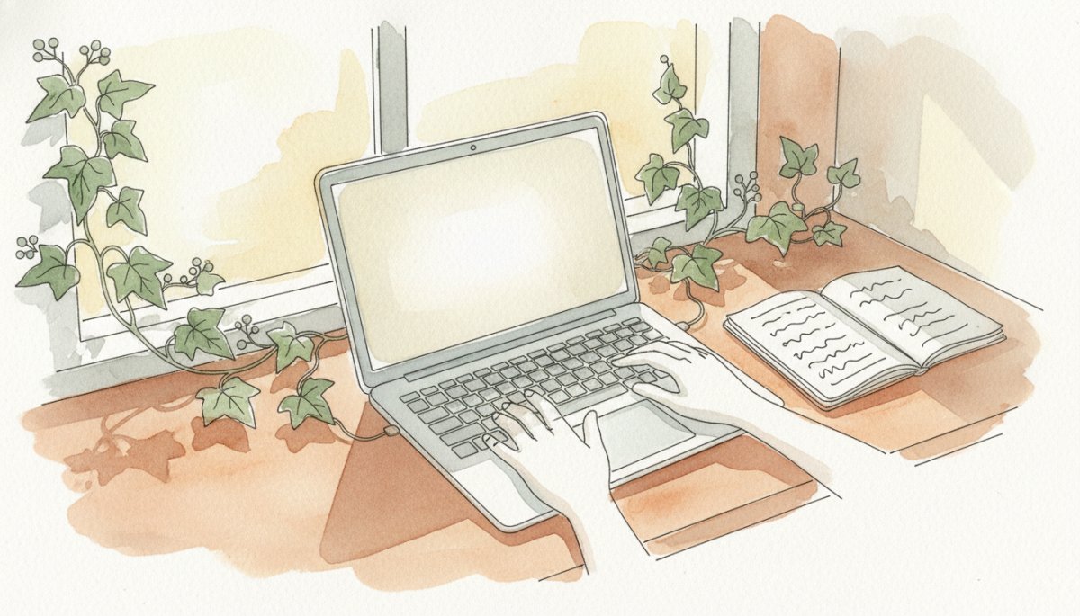 クラウドソーシングで初案件に取り組む様子