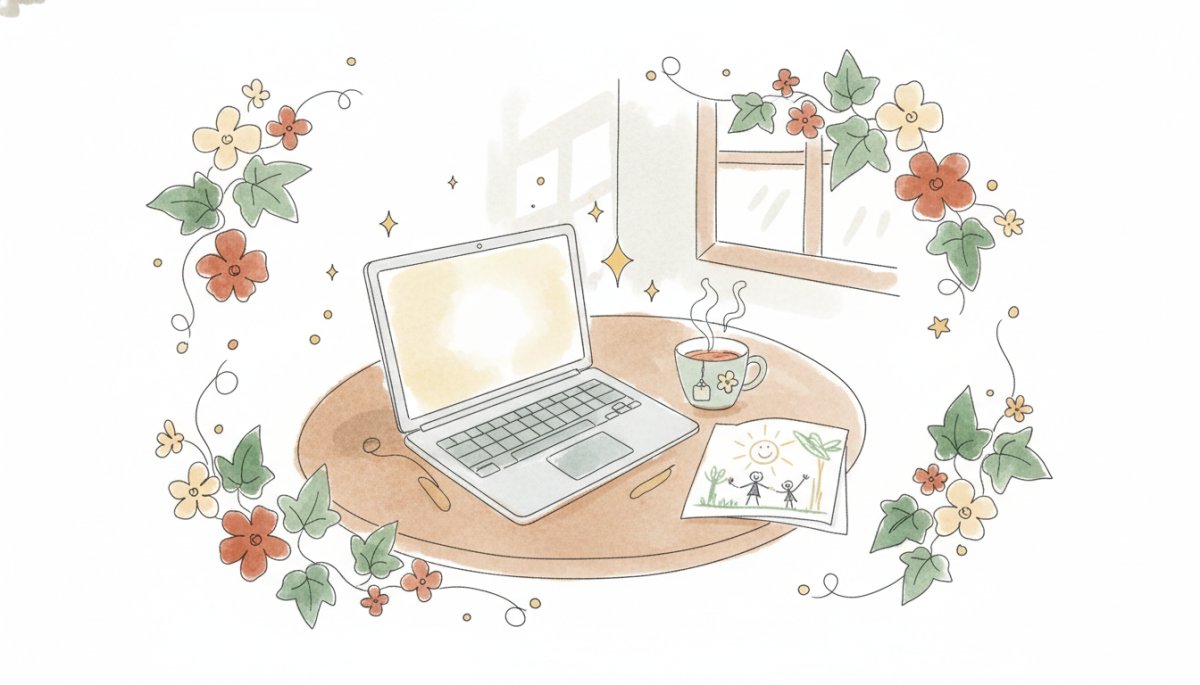 目標達成の喜びと家族の幸せイメージ