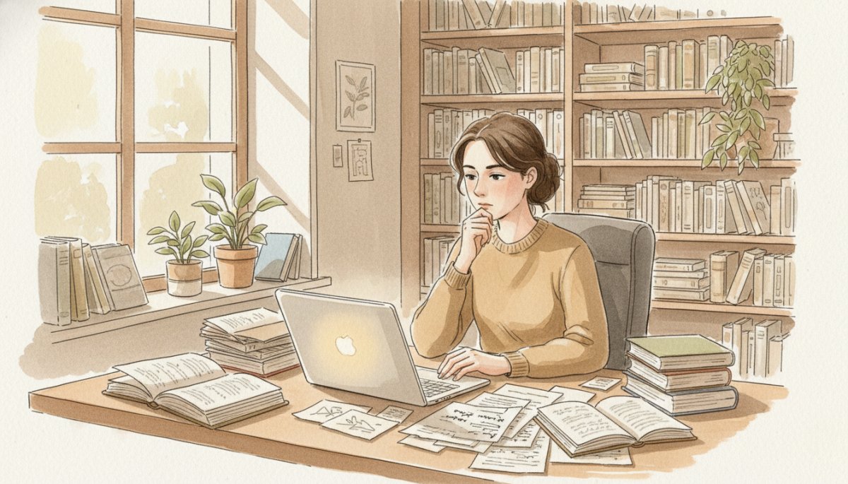 独学で悩むWebライター初心者のイメージ