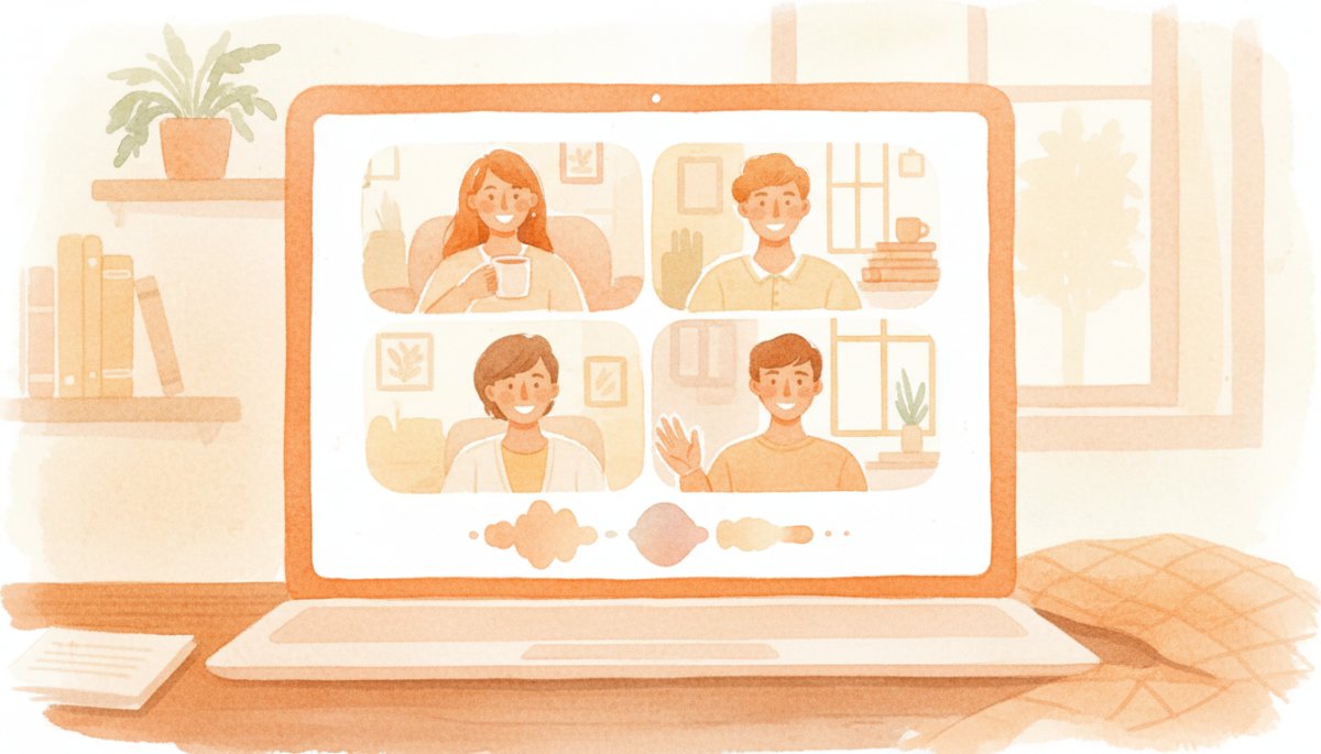 オンライン面談で相談するWebライターのイメージ