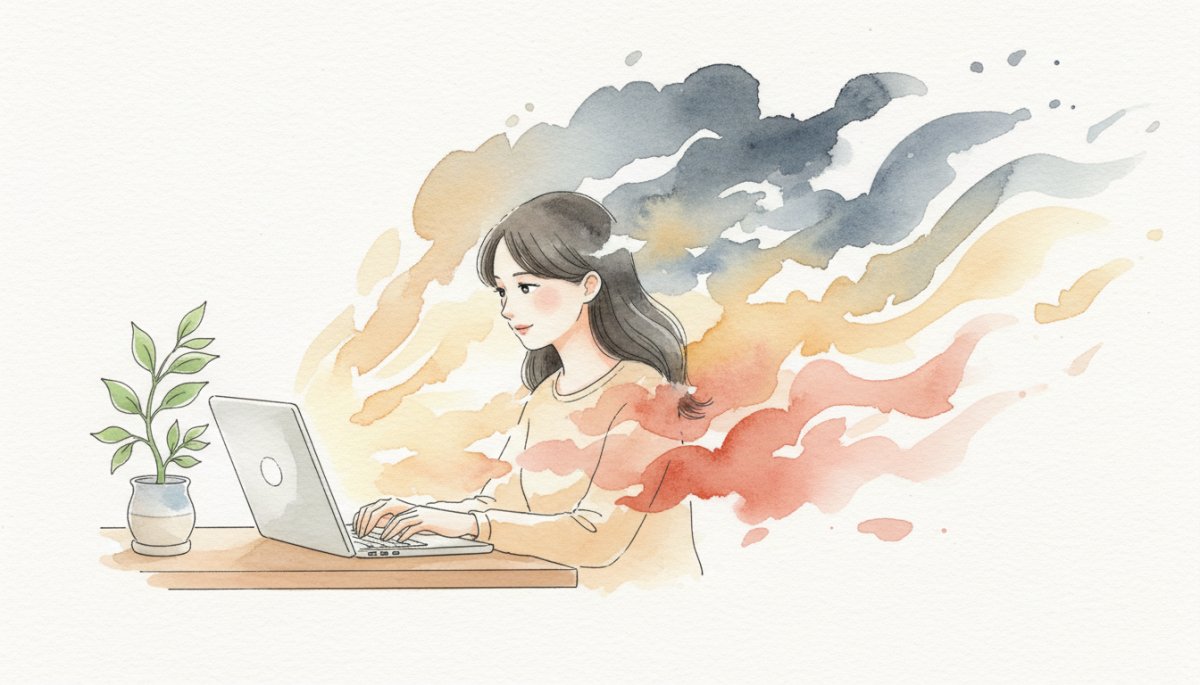 失敗から学び成長するSEOライターのイメージ