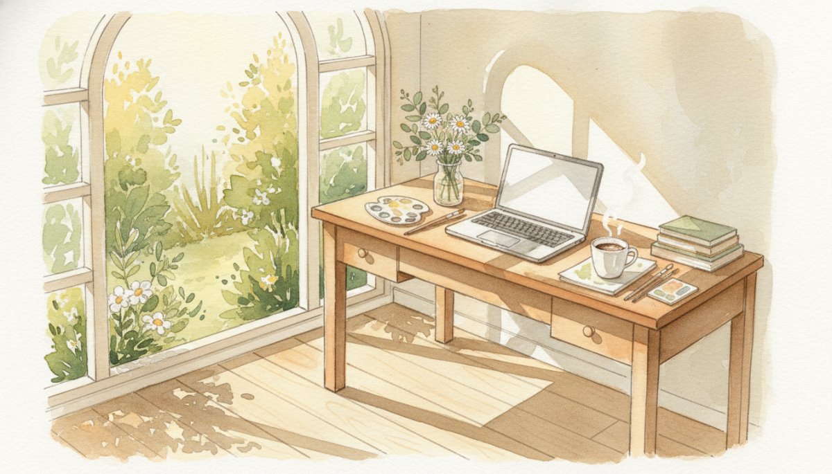 在宅ワークで成功したママのイメージ