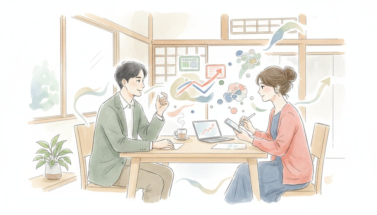 コンサルティングの打ち合わせ風景