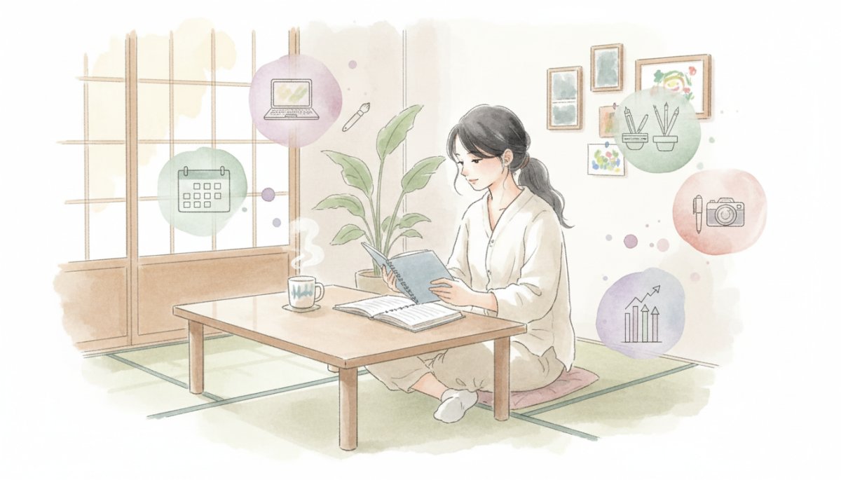 自分に合った働き方を考える女性