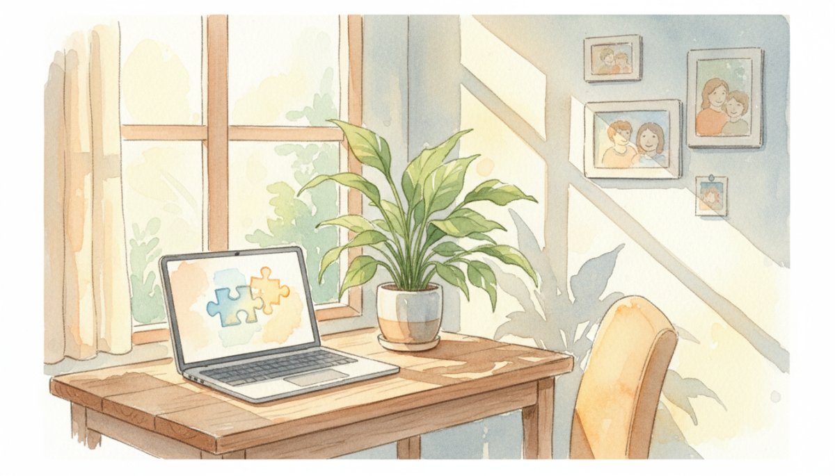 在宅ワークで収入を得る喜び 水彩画