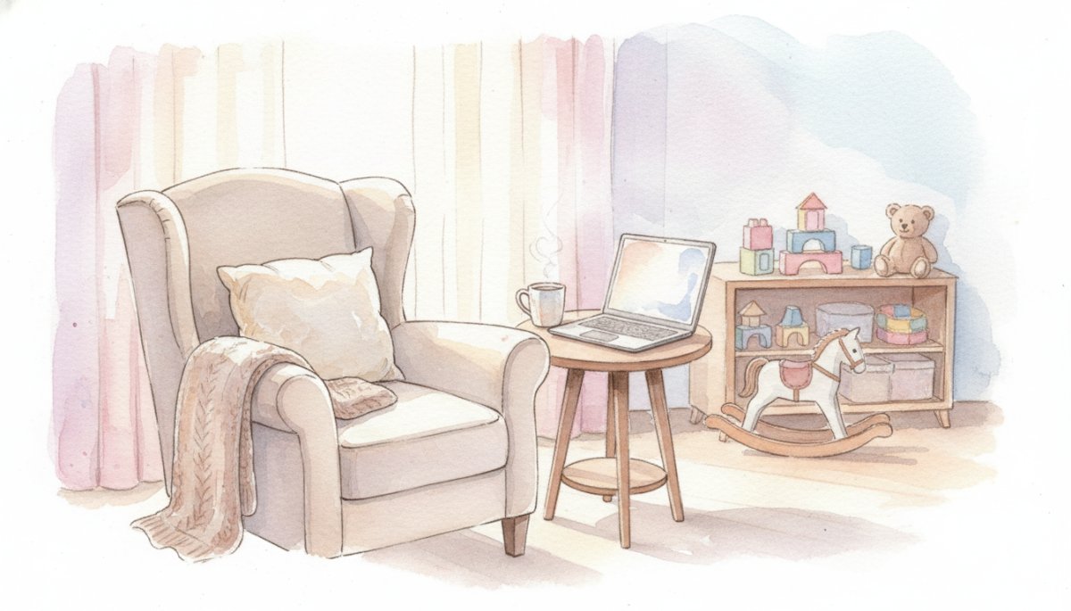 平日の学習時間を確保するママのイメージ