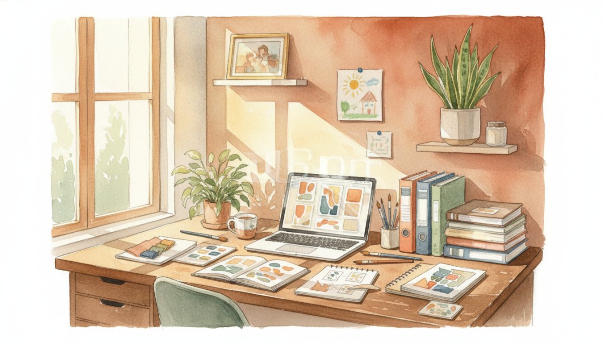 在宅ワークで活躍するママのイメージ