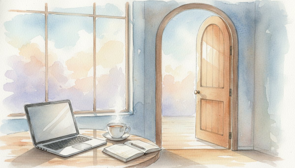 新しい一歩を踏み出すママのイメージ