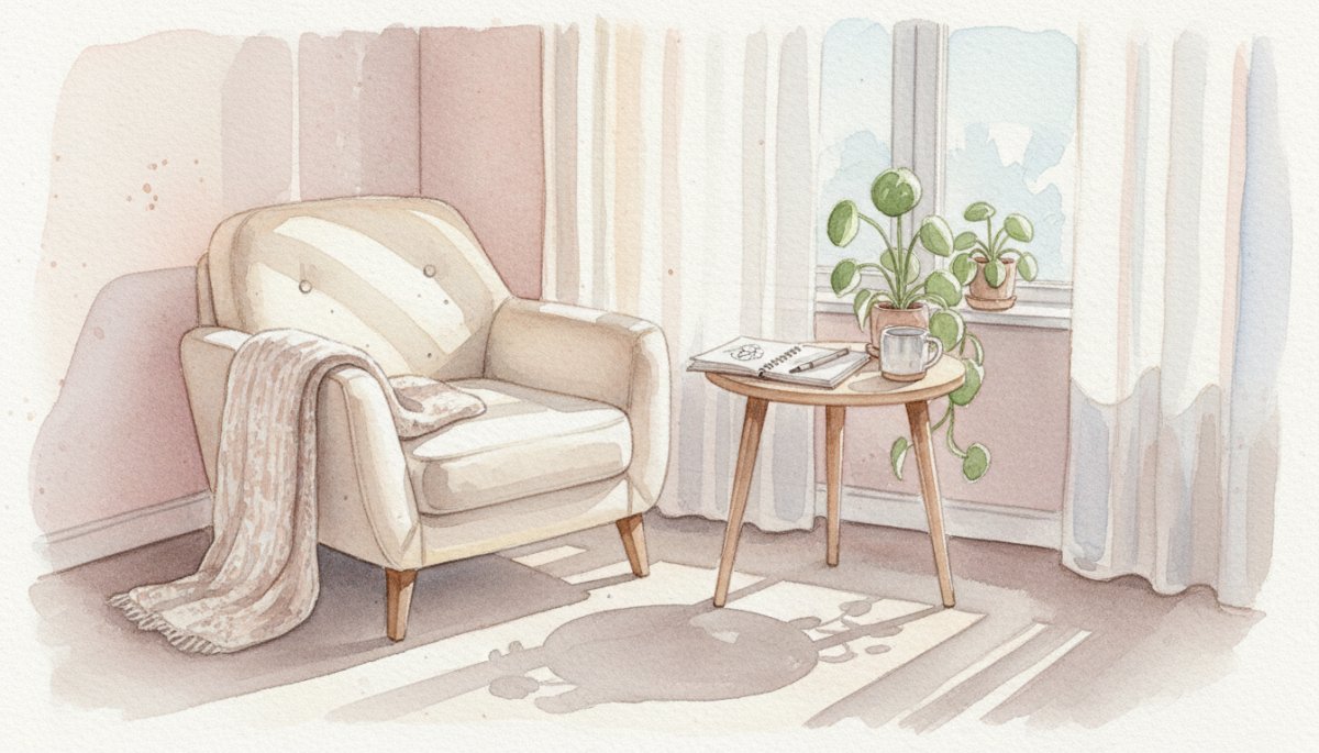 オンラインカウンセリングを受けるママの温かい雰囲気